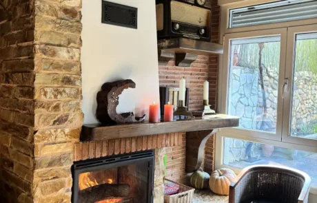 chimenea interior